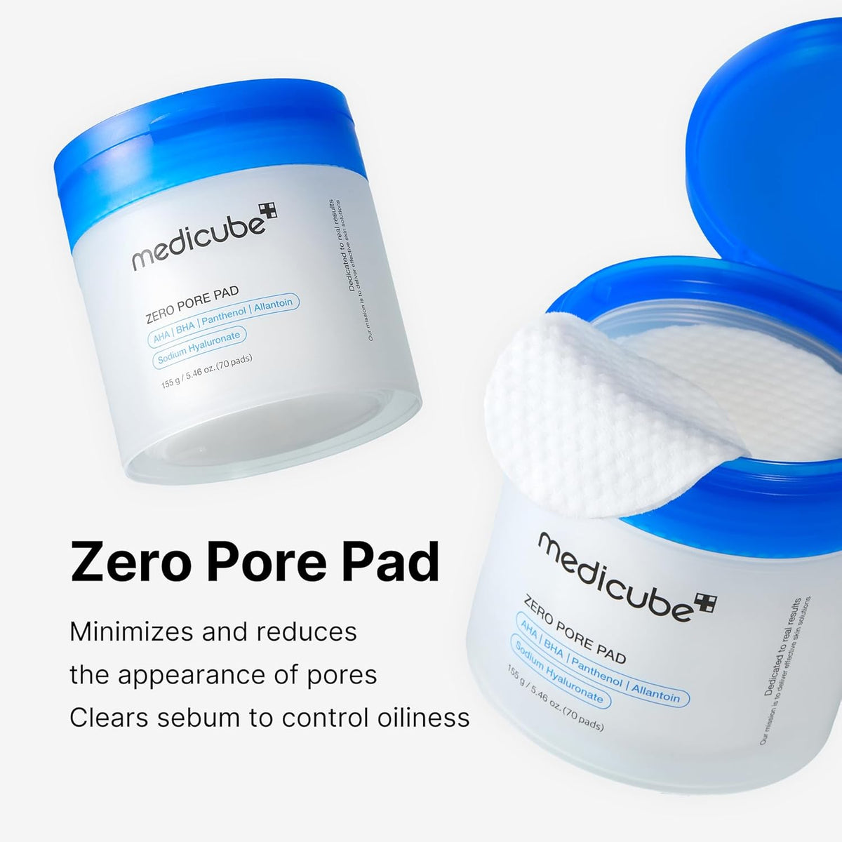Medicube Zero Pore Pad 2.0 – AHA & BHA Exfoliating Pads for Tighter Pores & Clearer Skin