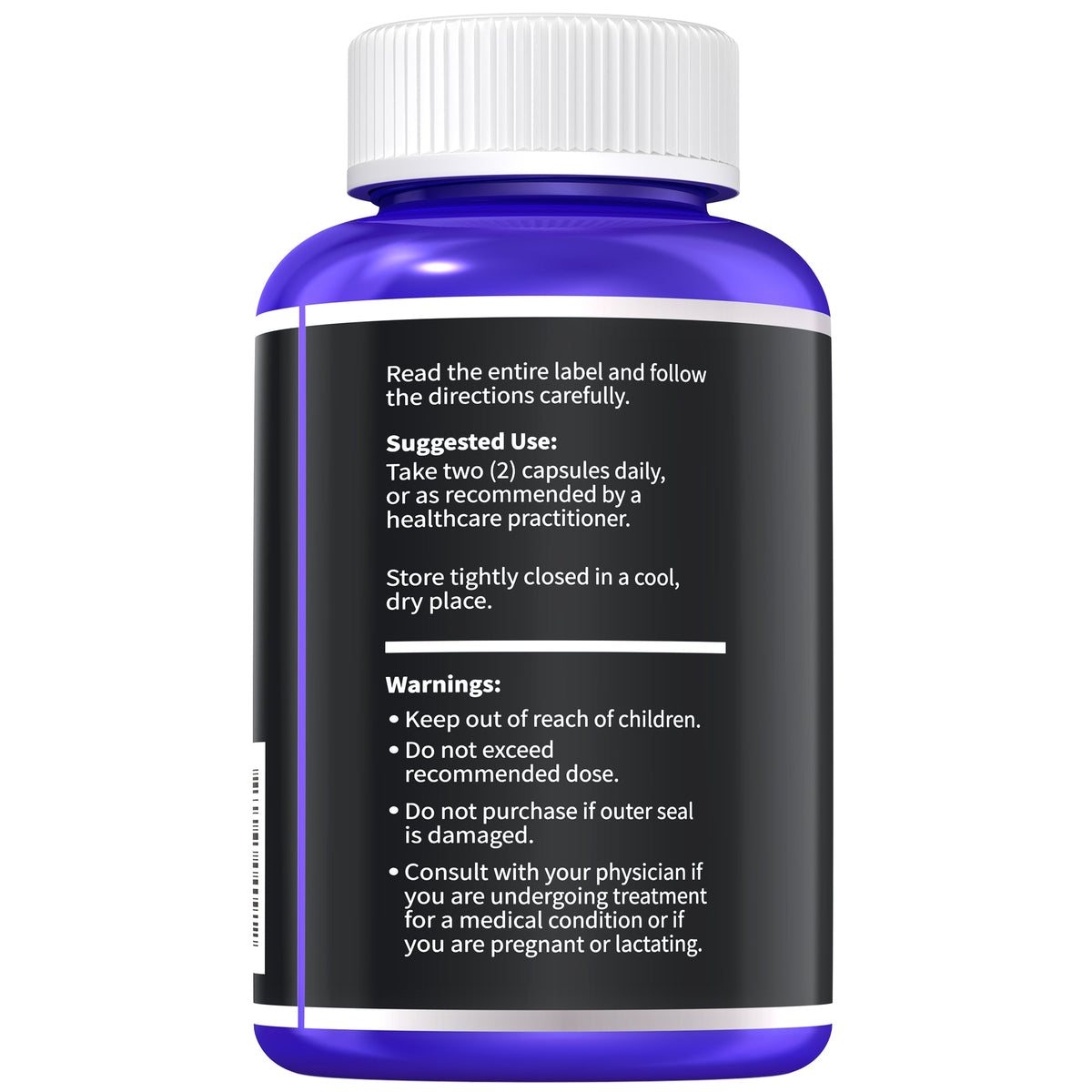 Vitamin B1 500mg with Benfotiamine 20mg, 120 Capsules