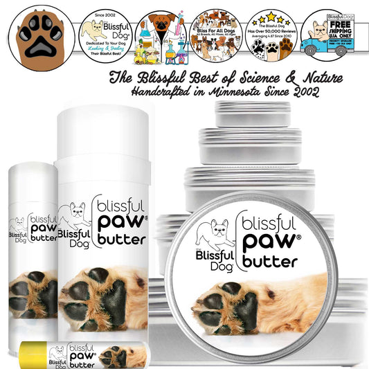 Blissful Paw® Butter – Natural Paw Balm for Rough & Dry Dog Paw Pads