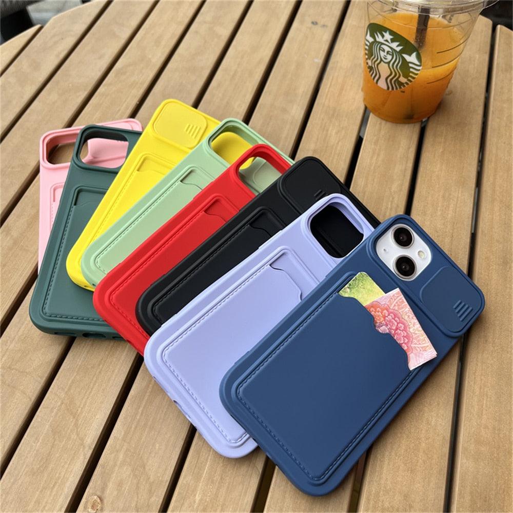 Lightweight Slide Camera Protection Card Holder Wallet