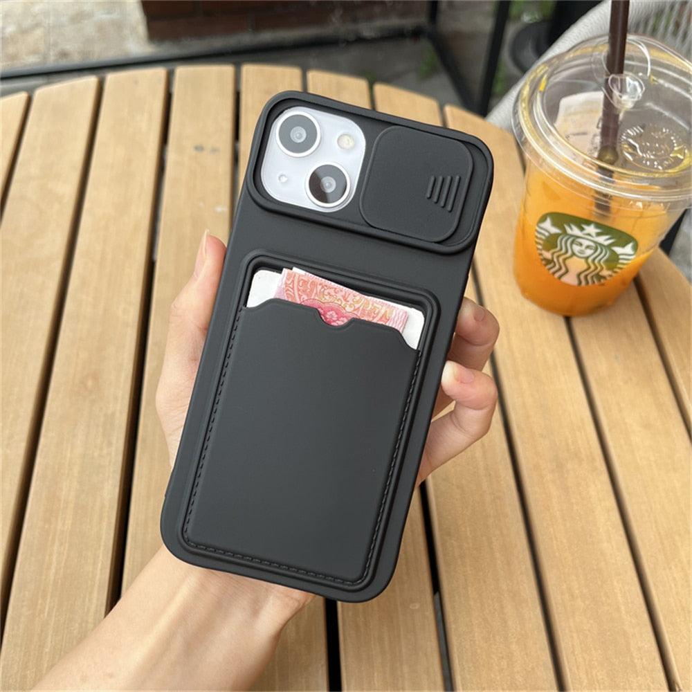 Lightweight Slide Camera Protection Card Holder Wallet