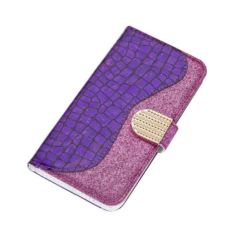 Glitter Leather Case For iPhone