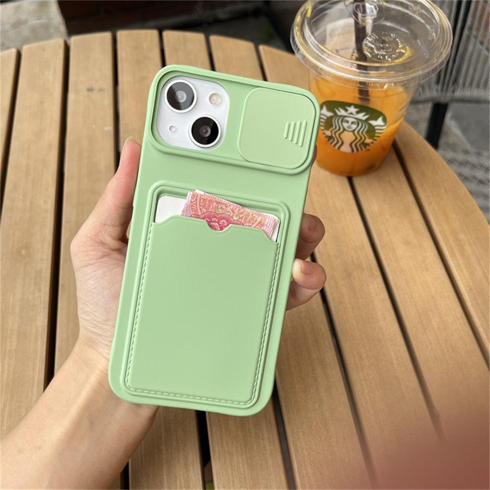 Lightweight Slide Camera Protection Card Holder Wallet