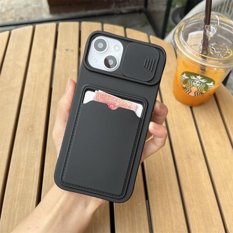 Lightweight Slide Camera Protection Card Holder Wallet