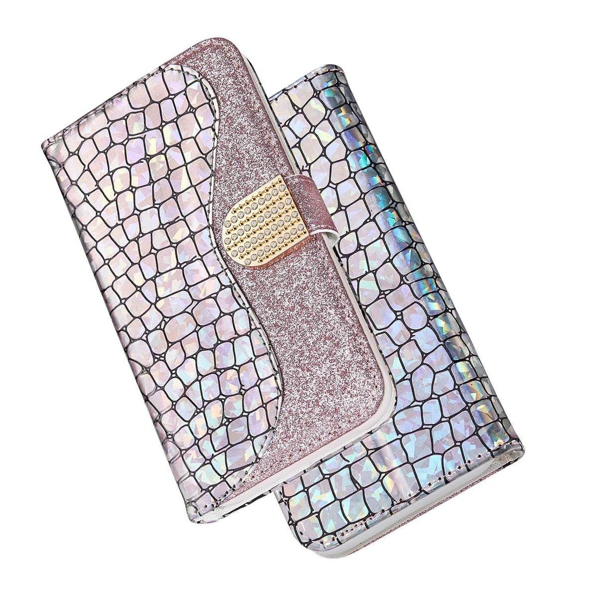Glitter Leather Case For iPhone