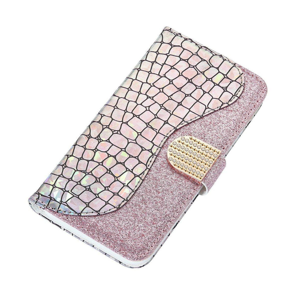 Glitter Leather Case For iPhone