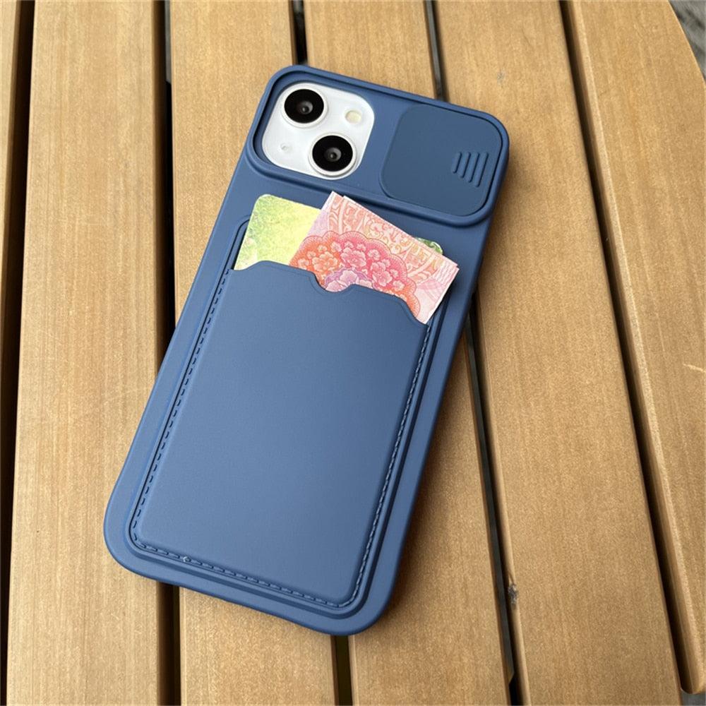Lightweight Slide Camera Protection Card Holder Wallet
