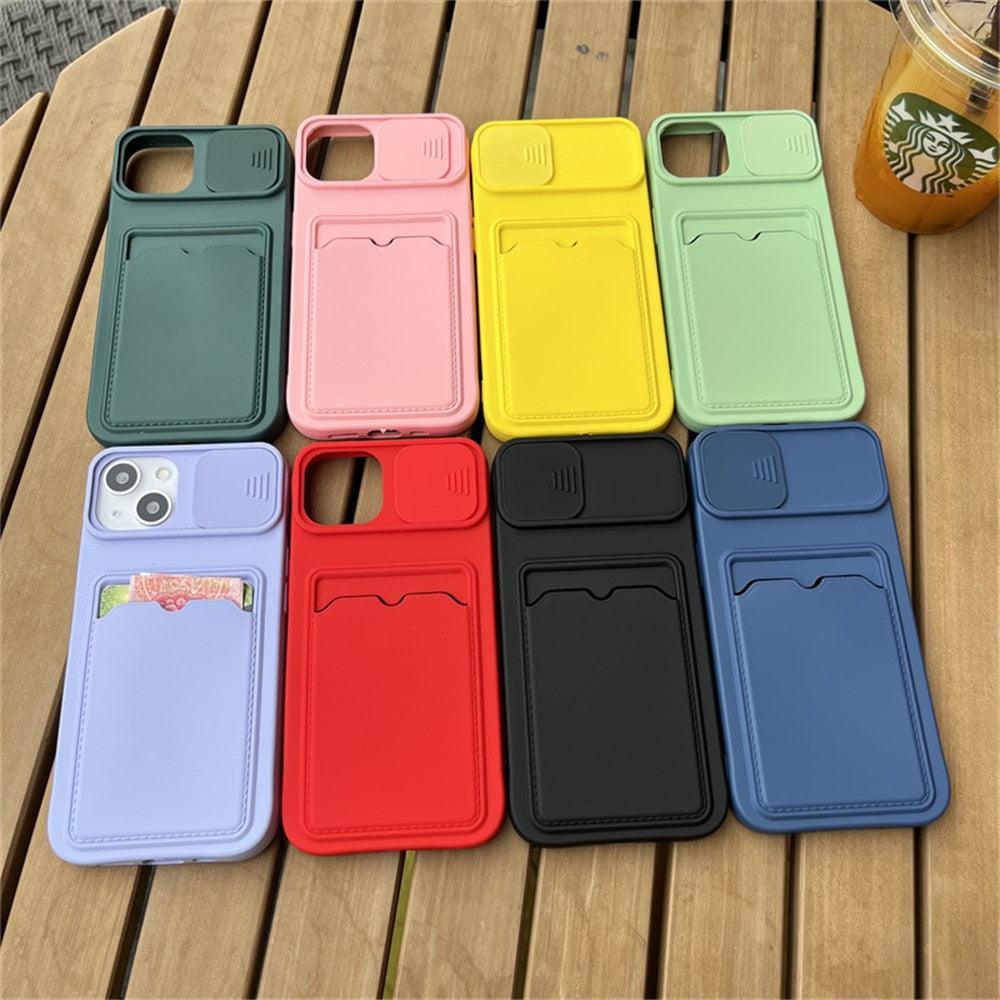 Lightweight Slide Camera Protection Card Holder Wallet