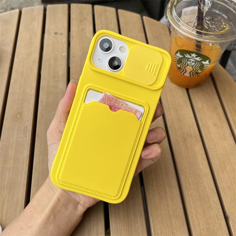 Lightweight Slide Camera Protection Card Holder Wallet
