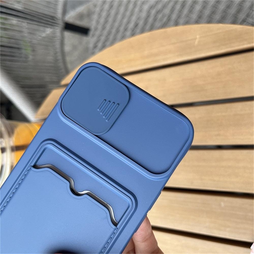 Lightweight Slide Camera Protection Card Holder Wallet
