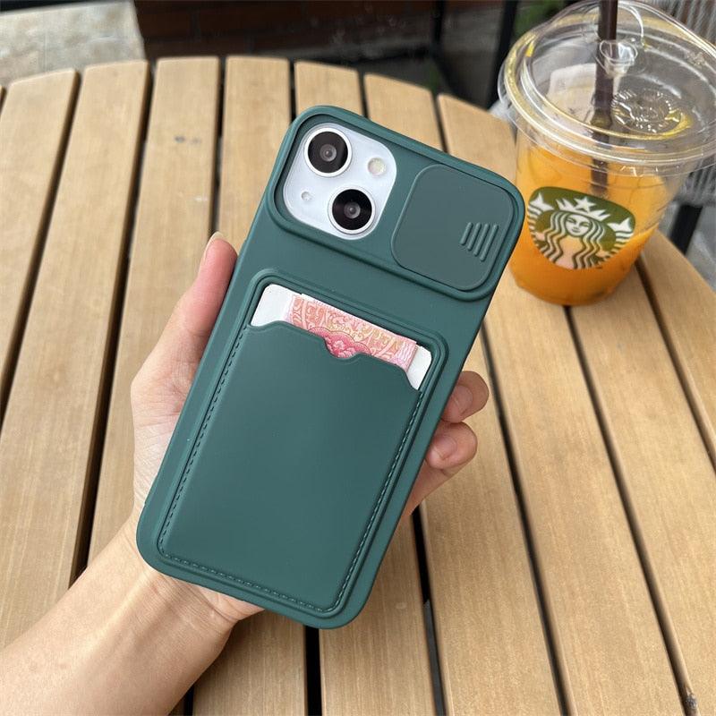 Lightweight Slide Camera Protection Card Holder Wallet