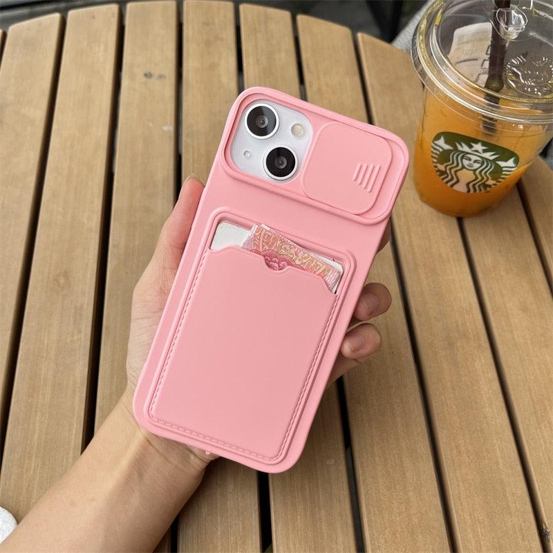 Lightweight Slide Camera Protection Card Holder Wallet