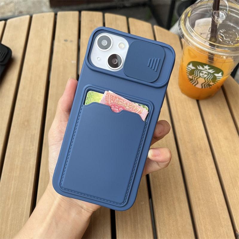 Lightweight Slide Camera Protection Card Holder Wallet