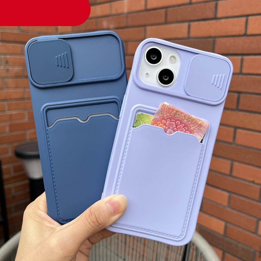 Lightweight Slide Camera Protection Card Holder Wallet