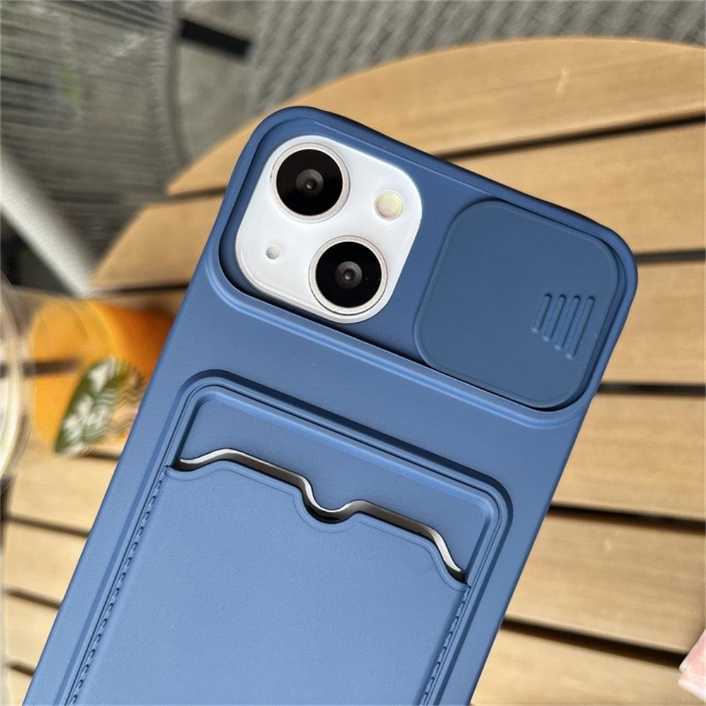Lightweight Slide Camera Protection Card Holder Wallet