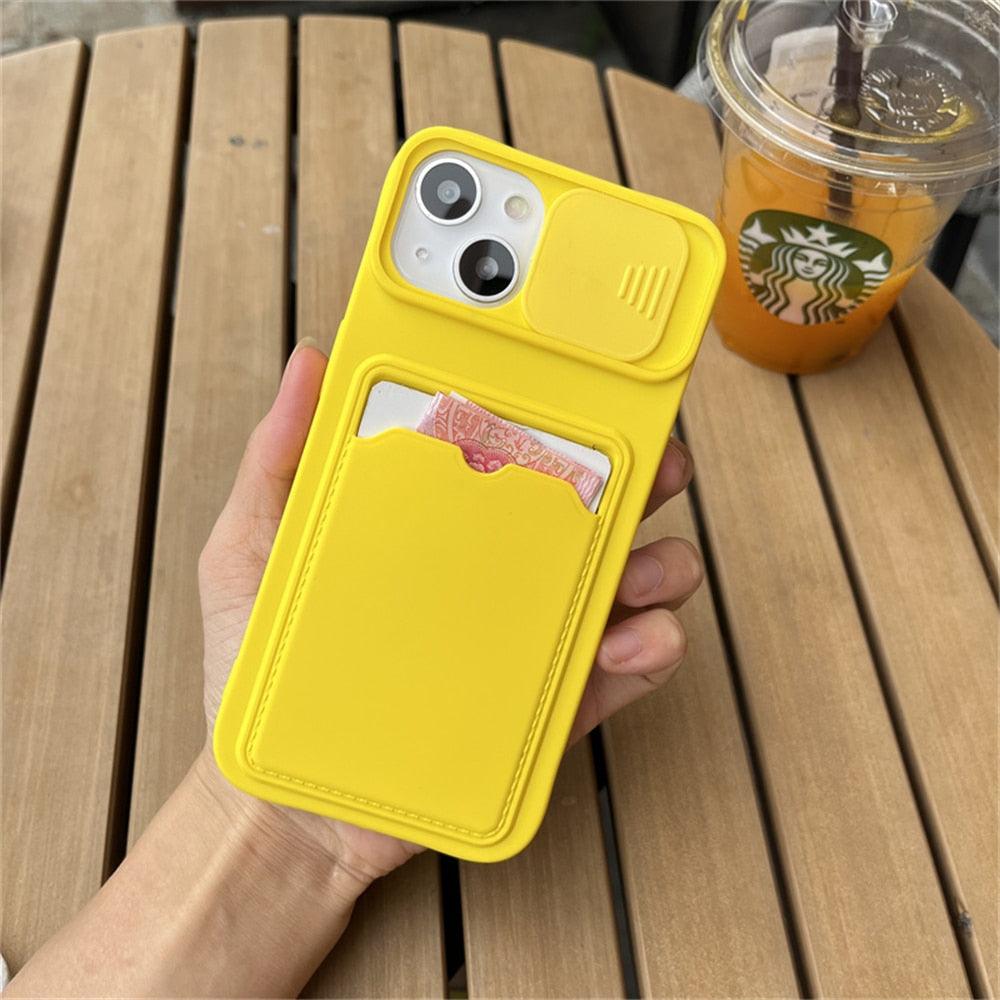 Lightweight Slide Camera Protection Card Holder Wallet